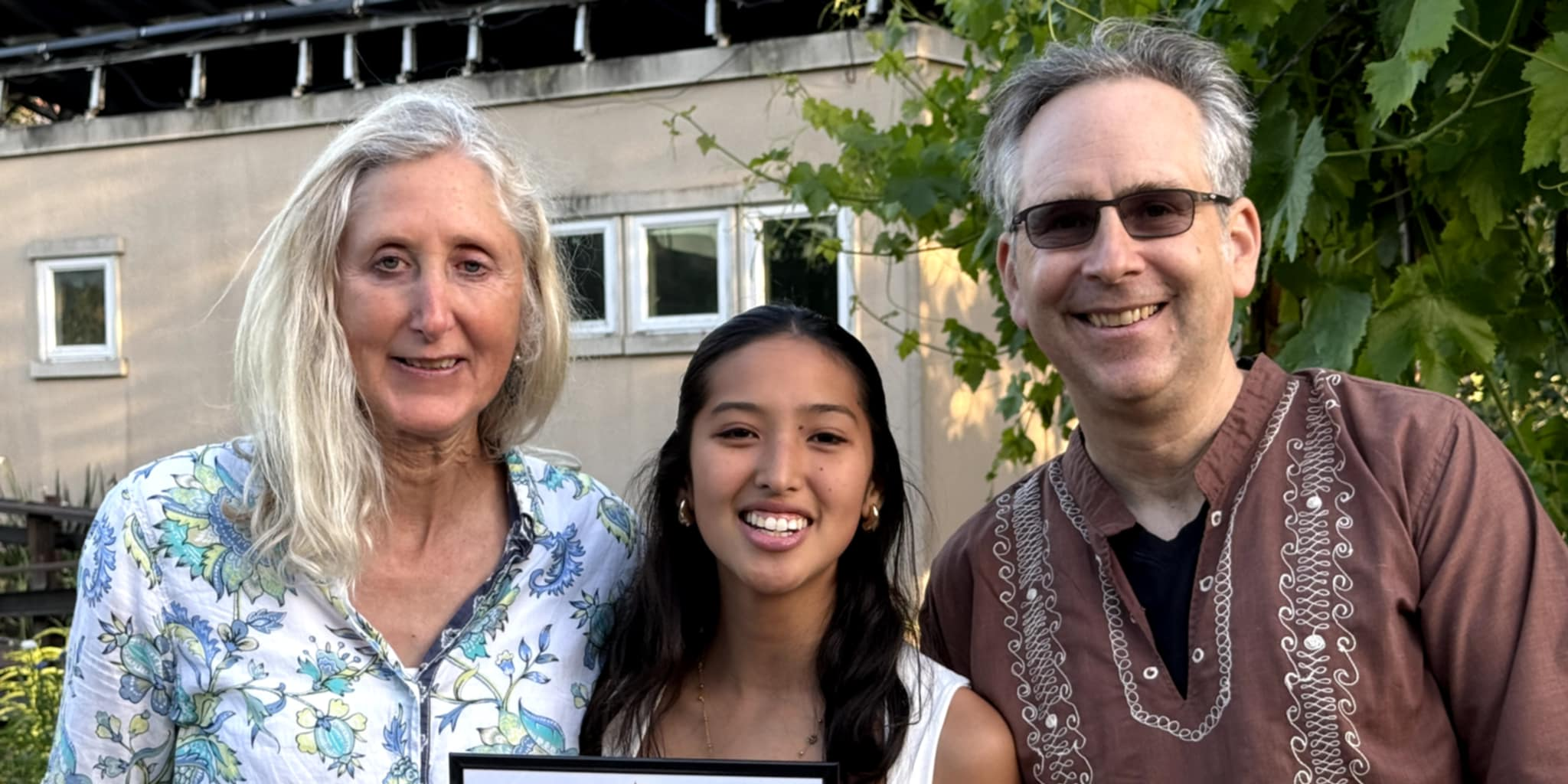 Prof. Iris Stewart-Frey, Briana Guingona, Prof. Chris