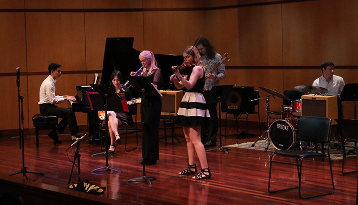 Jazz Combo performing in the Music Recital Hall