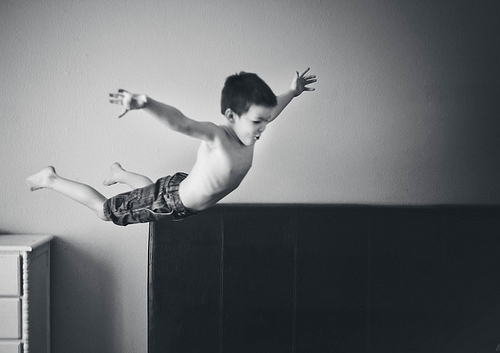 Boy diving in the air image link to story
