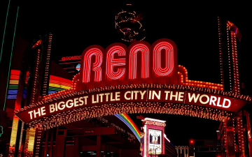 Reno, Nevada. The Biggest Little City in the World. El Dorado Hotel and neon signage. Image by 12019 from Pixabay. image link to story