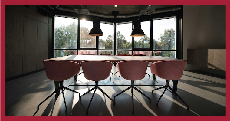 Business professionals brainstorming ideas and collaborating