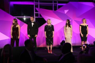 The top 5 scholarship recipients at the NRF Gala in NYC.