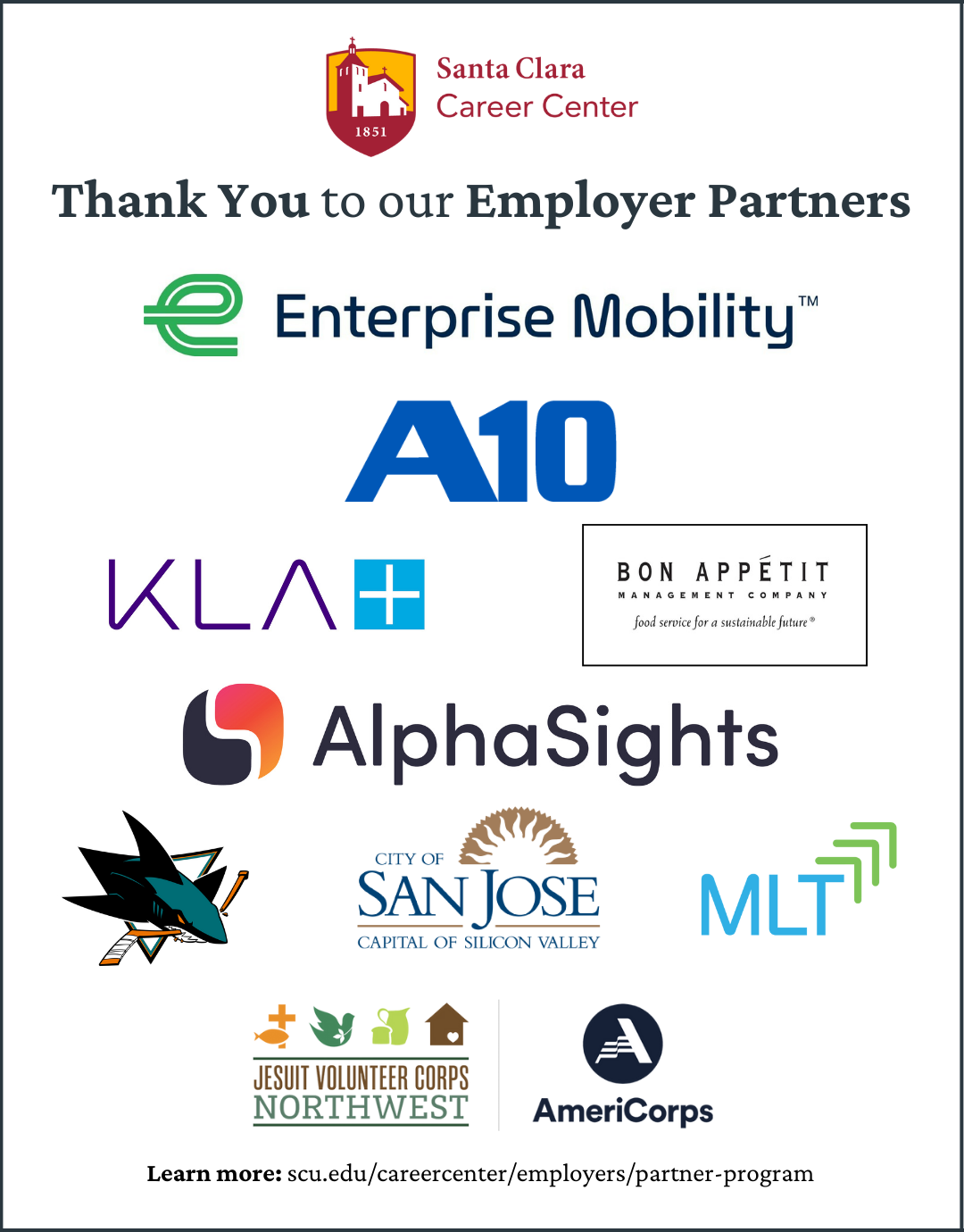 Employer Partner Program partner logos