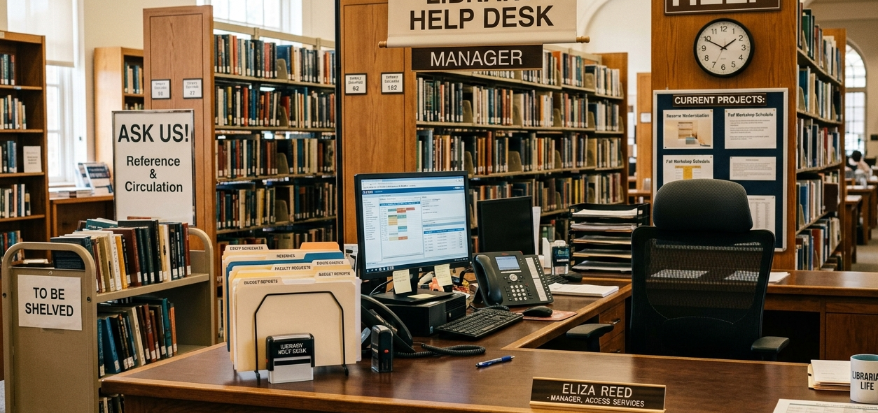 Library help desk manager