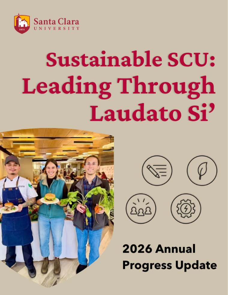 Cover of the Leading through Laudato Si 2026 Annual Progress Update