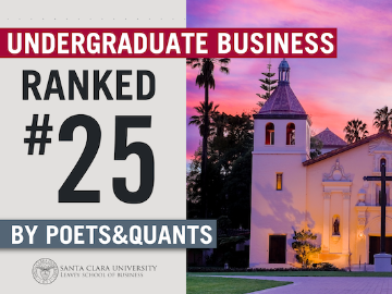 Santa Clara University Top for Undergraduate Business 