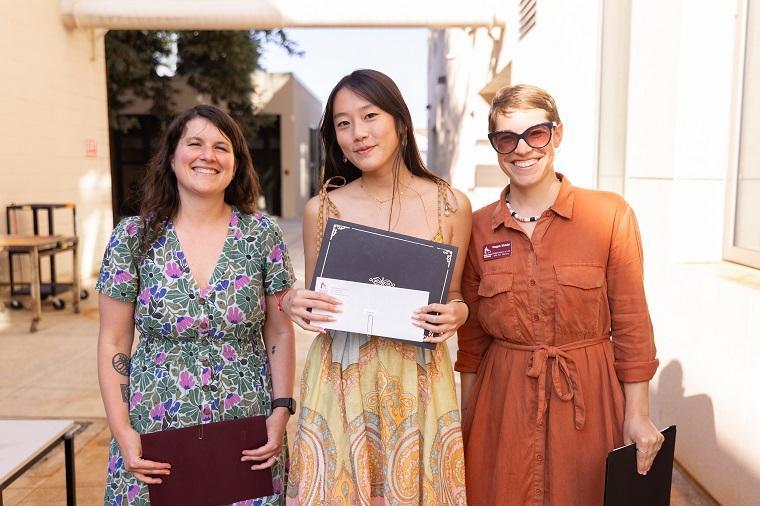 Katie Ligmond, Andrea Hu and Maggie Wanders