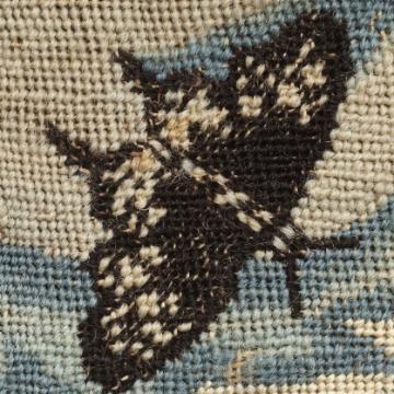 embroidered butterfly