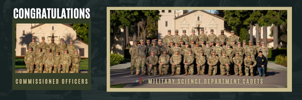 Military Science class of 2024 and all cadets group photo