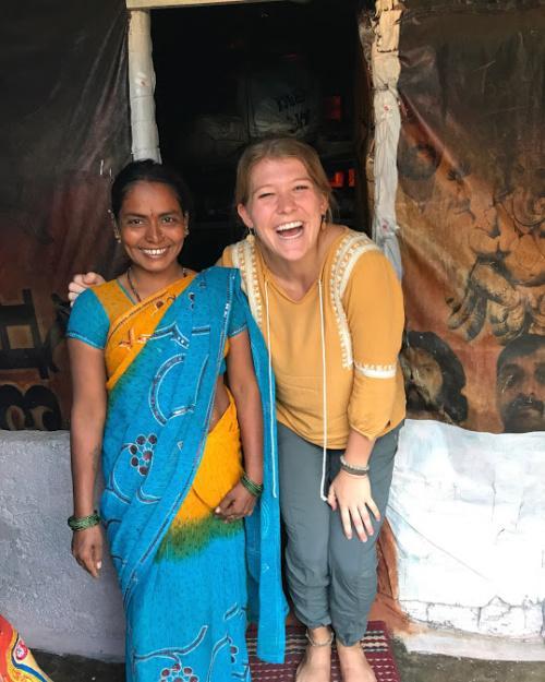 Sammi Bennett in India image link to story