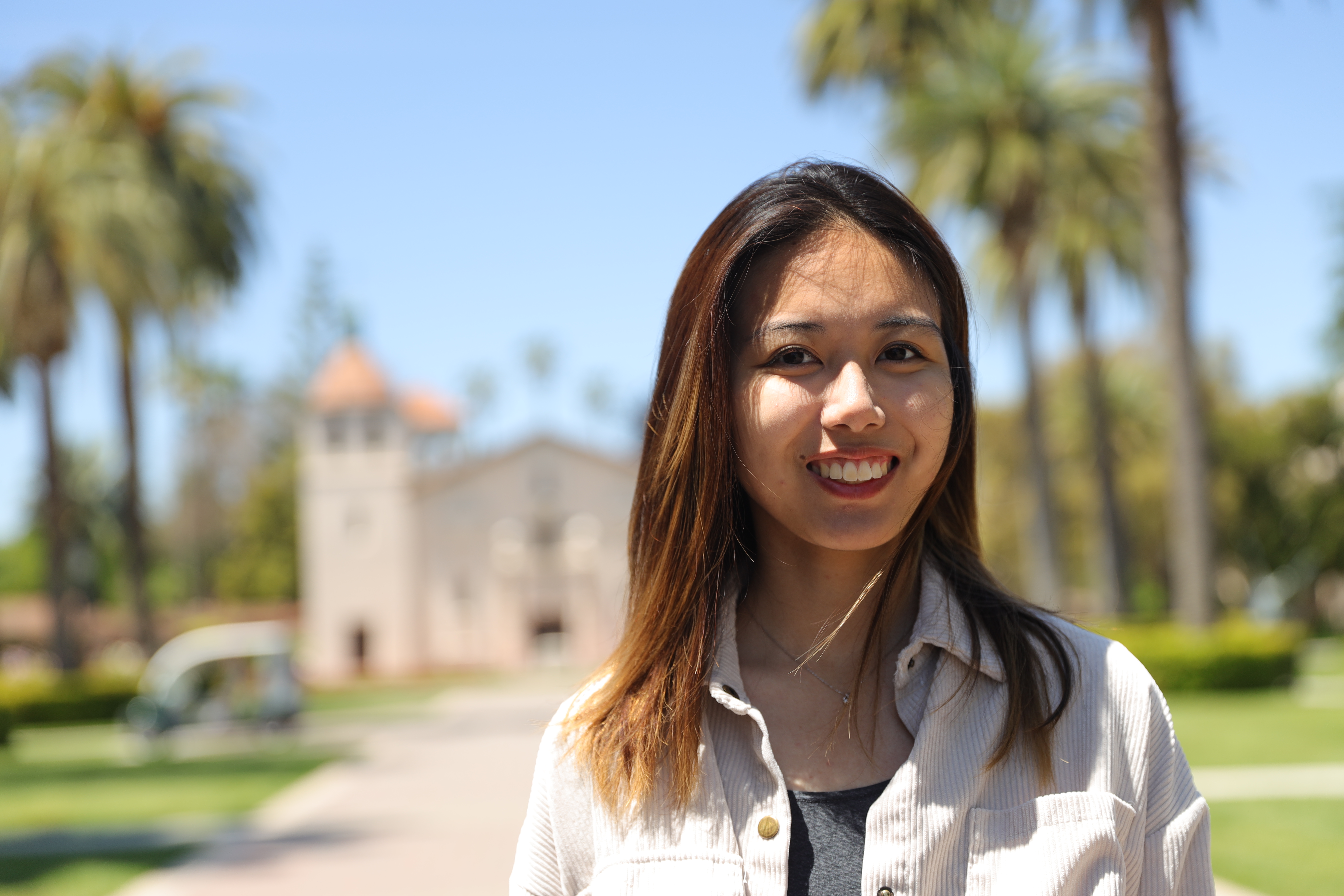 Lab technician Riana Santos