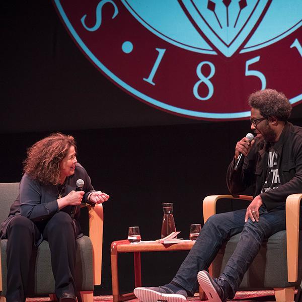 Anna Deavere Smith and W. Kamau Bell 