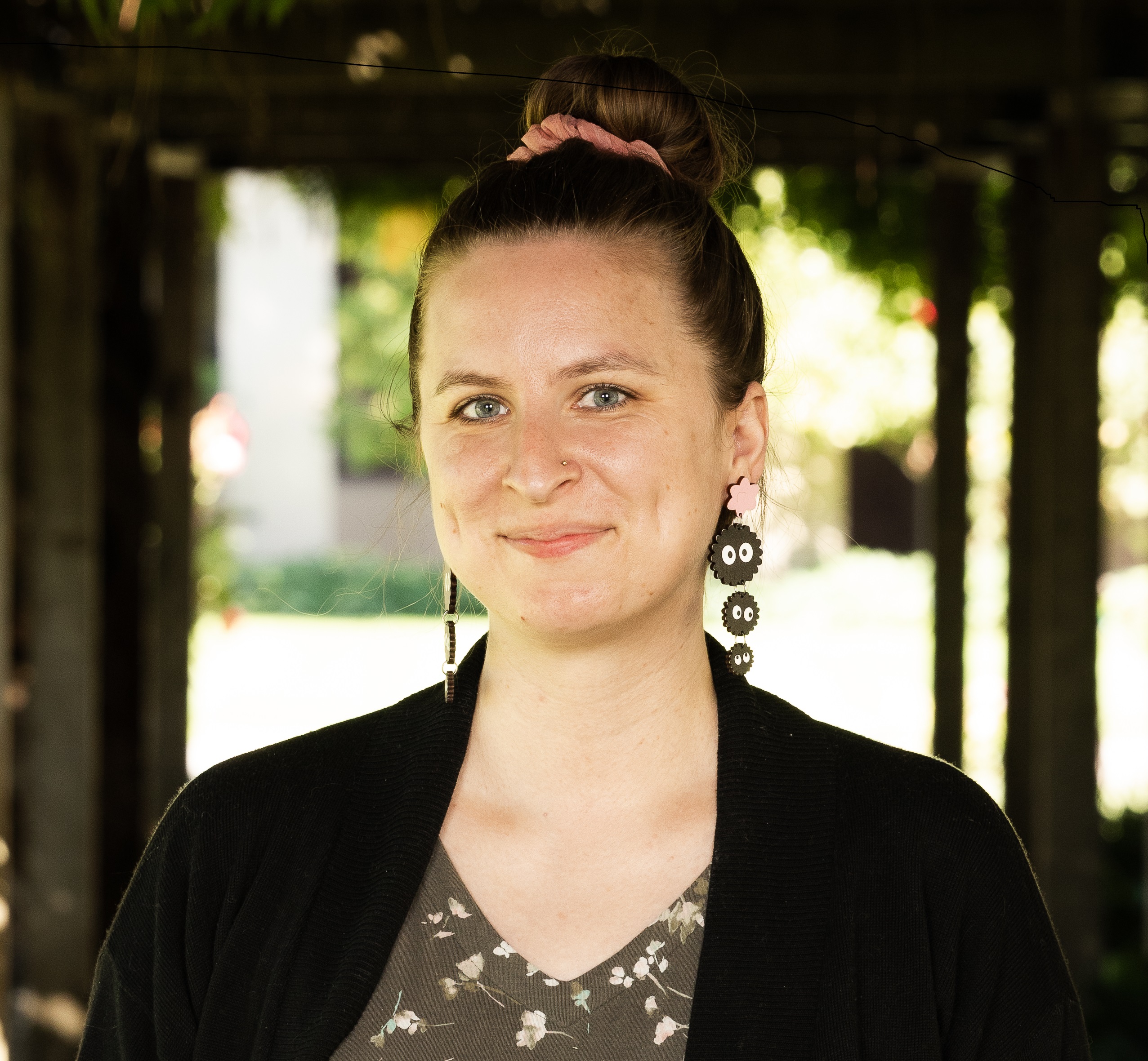 Woman smiling at camera