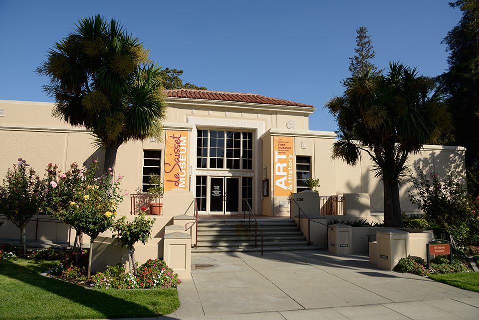 View of de Saisset Museum on Santa Clara University campus.