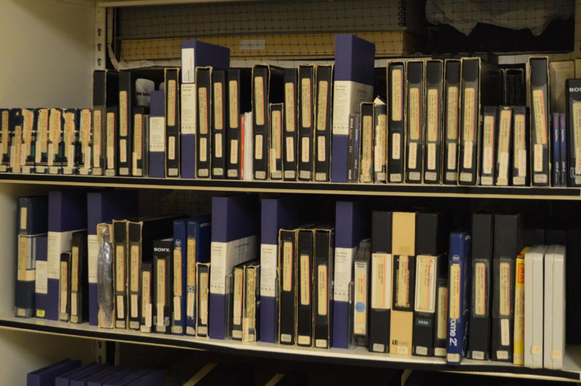 New media collection shown stored in collections vault.