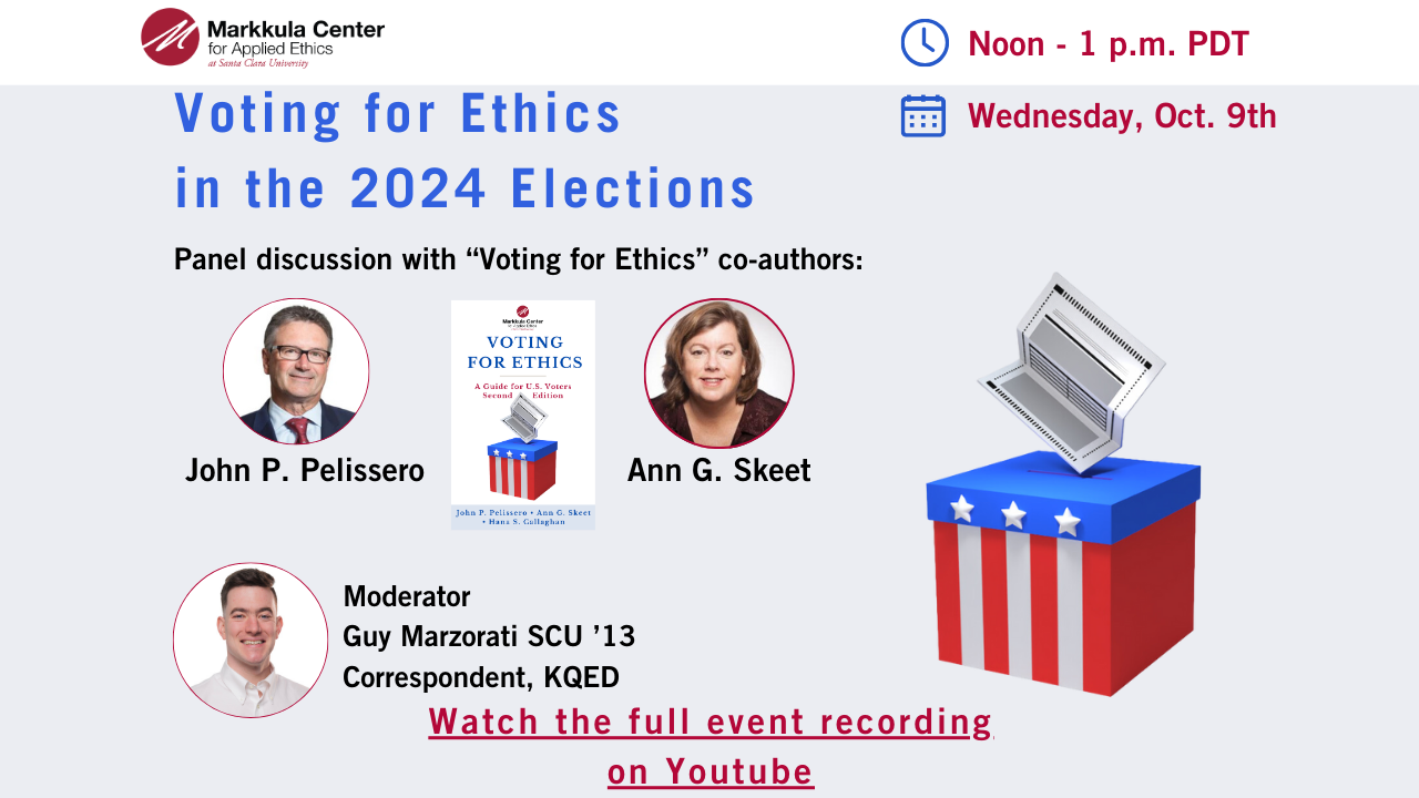 2024 Voting For Ethics Promotional Flyer