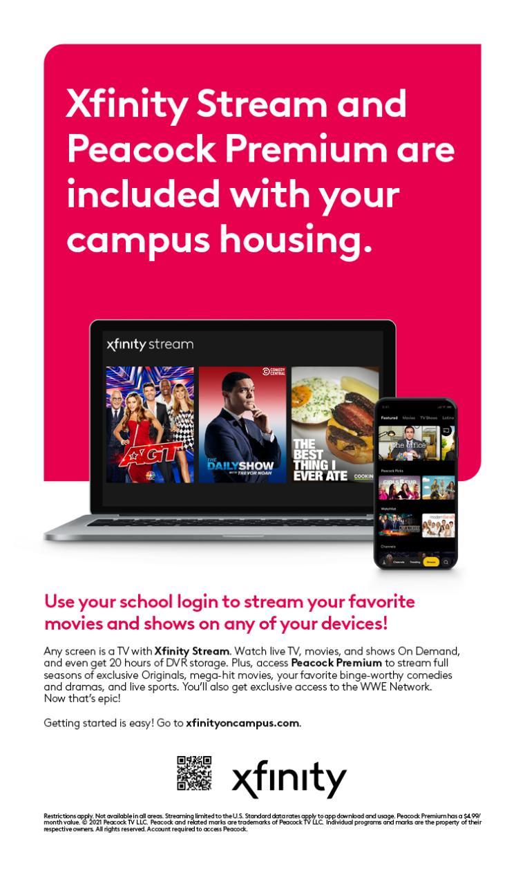 Xfinity on Campus Ad