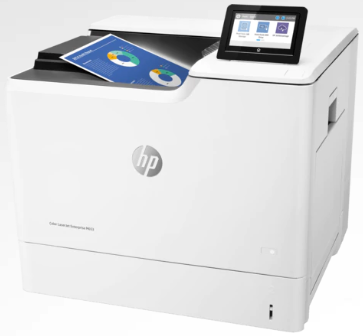 An image of the HP Color LaserJet Enterprise M653dn printer.
