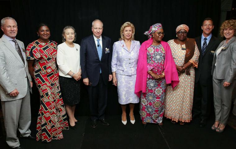 First Ladies of Africa with MillerCtr execs