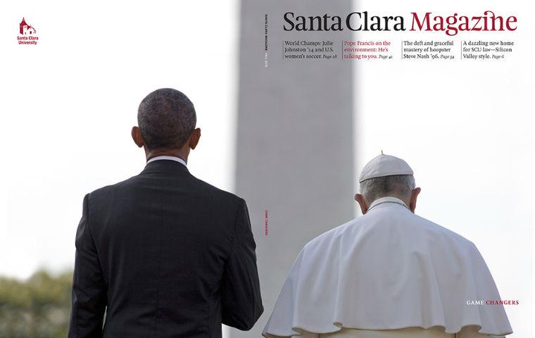 The winning edition of Santa Clara Magazine