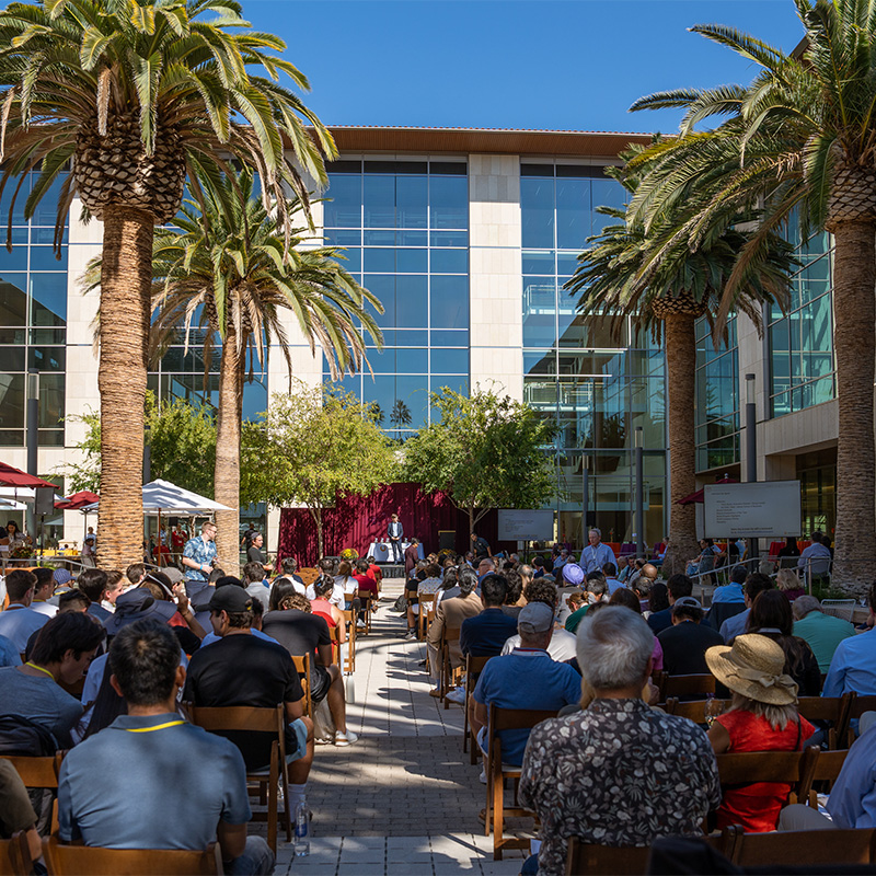 Picture of people attending Demo Day 