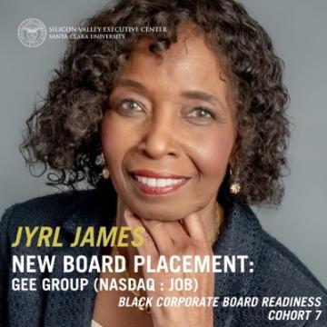 Jyrl James, New Board Placement: GEE Group (NASDAQ: JOB), Black Corporate Board Readiness Cohort 7