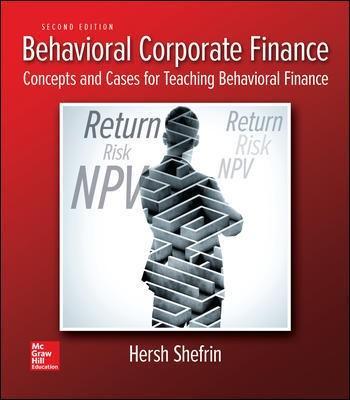 Behavioral Corporate Finance BCF cover