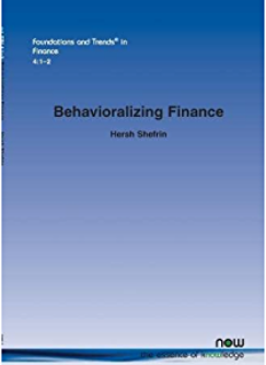 Behavioralizing Finance BehFin Shefrin