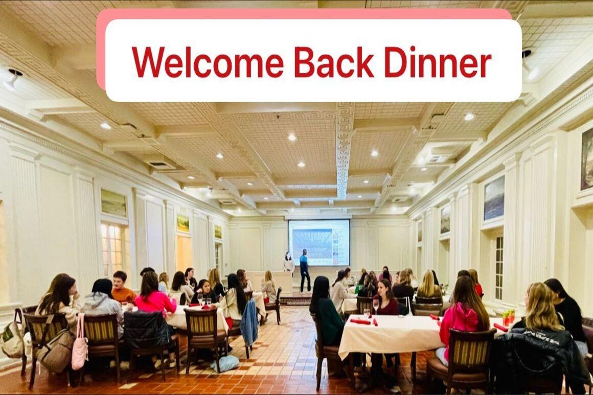 Welcome Back Dinner - Welcome Back Dinner Link to file