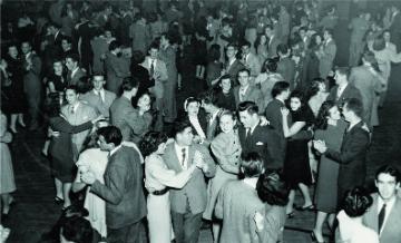 Campus was alive again as of 1946’s homecoming dance. In addition to this campus wide event, business students had a reputation for hosting major social events such as the Businessmen’s Blast dance.
