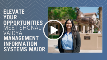 Elevate Your Opportunities, Meet Shonali Vaidya, Management and Information Systems Major