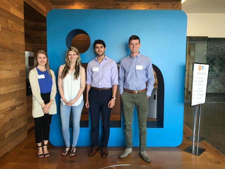  - Students at LinkedIn Company Tour Link to file