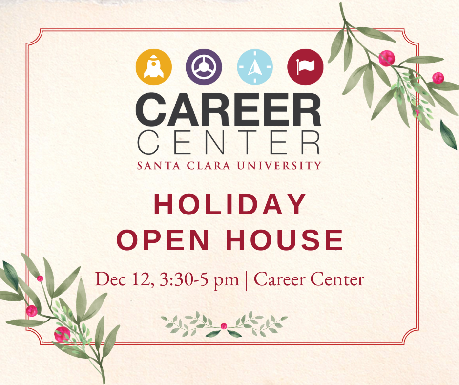 Career Center Holiday Open House 2024 Flyer