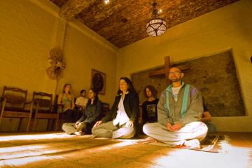 People meditating linking to Ignatian Center for Jesuit Education