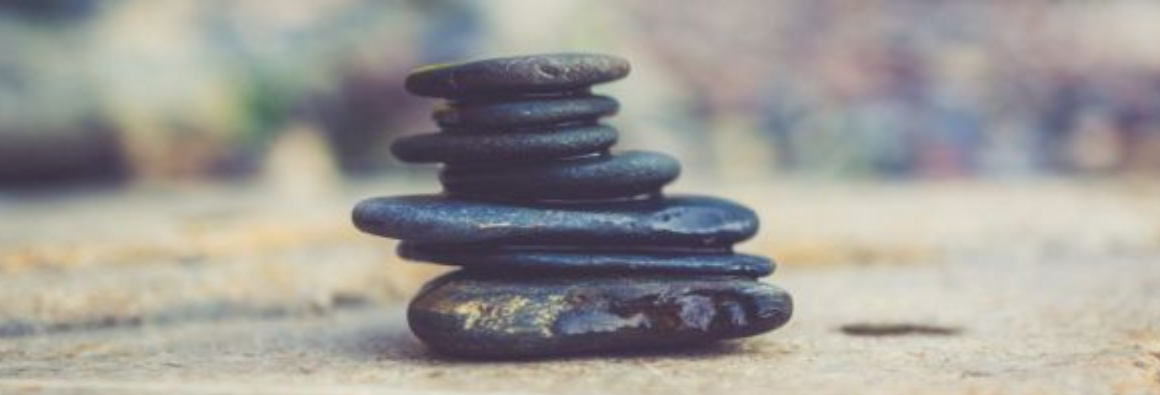 Zen Meditations rocks stacked 