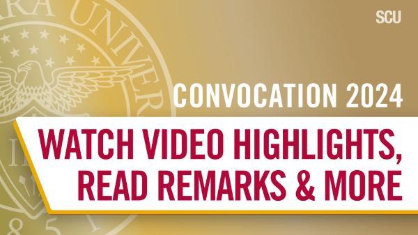 Convocation 2024 with text 'Watch Video Highlights, Read Remarks & More'