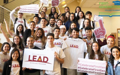 SCU first generation students group photo 