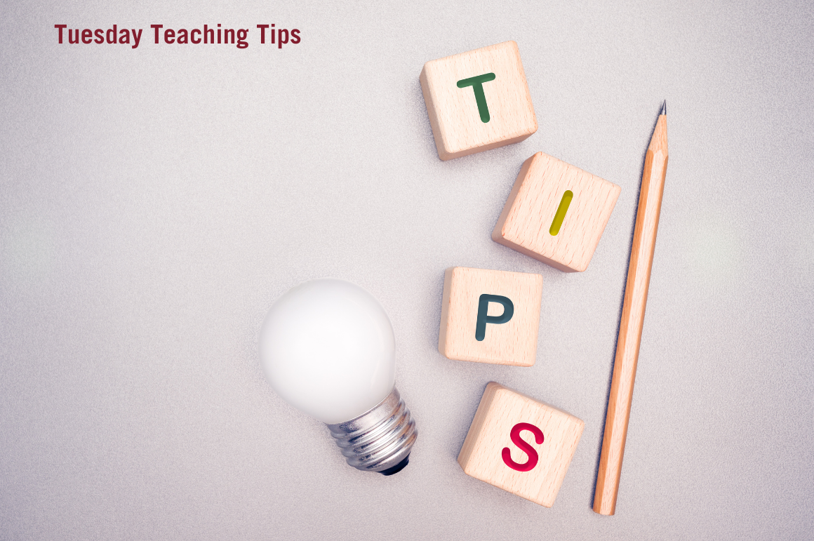 Tuesday Teaching Tips Image 