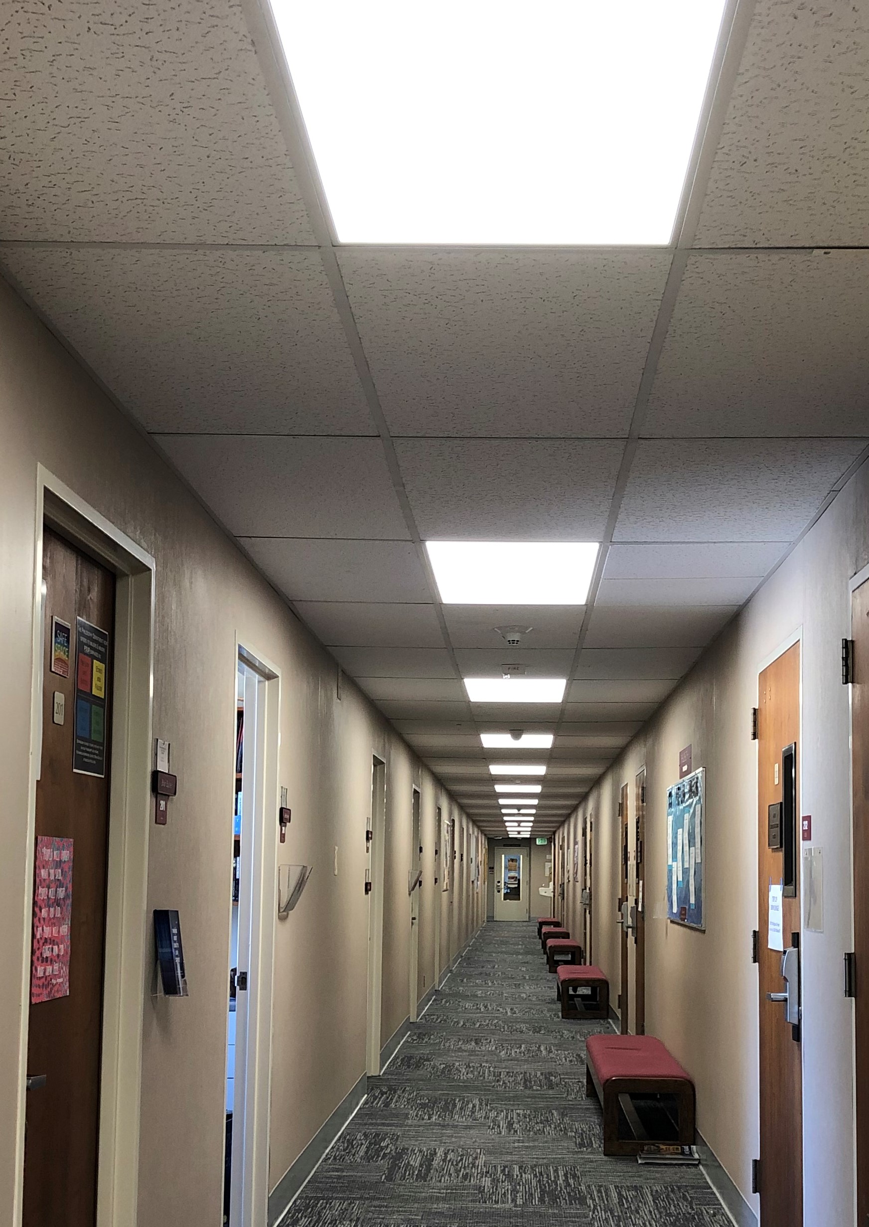 Kenna Hall Hallway LED Lighting 