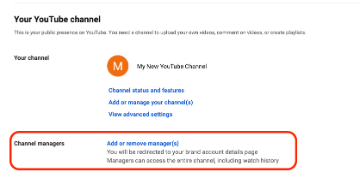 Manage Your Channel