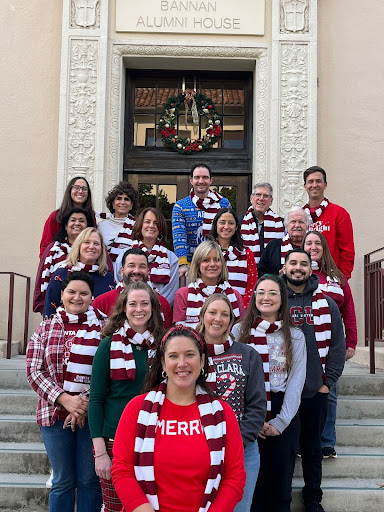 Alumni House Christmas Group Photo