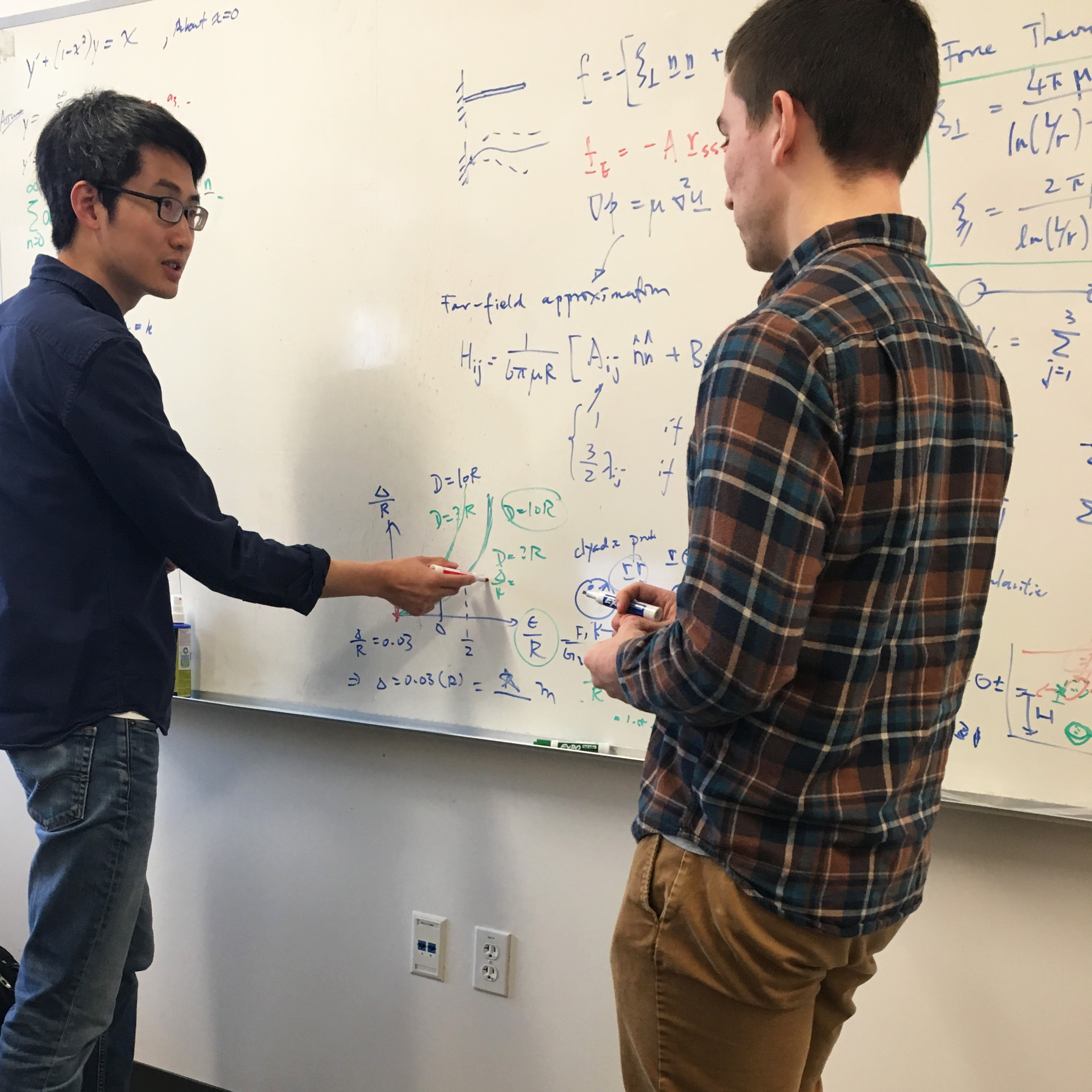 On Shun Pak and graduate student Grant Mishler '18 image link to story