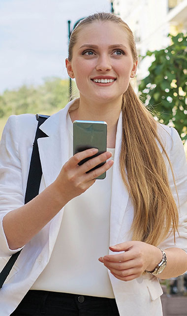 FlexJD Woman on phone